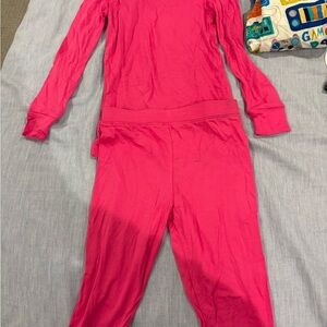 Little Sleepies Hot Pink Solid Pajama Set